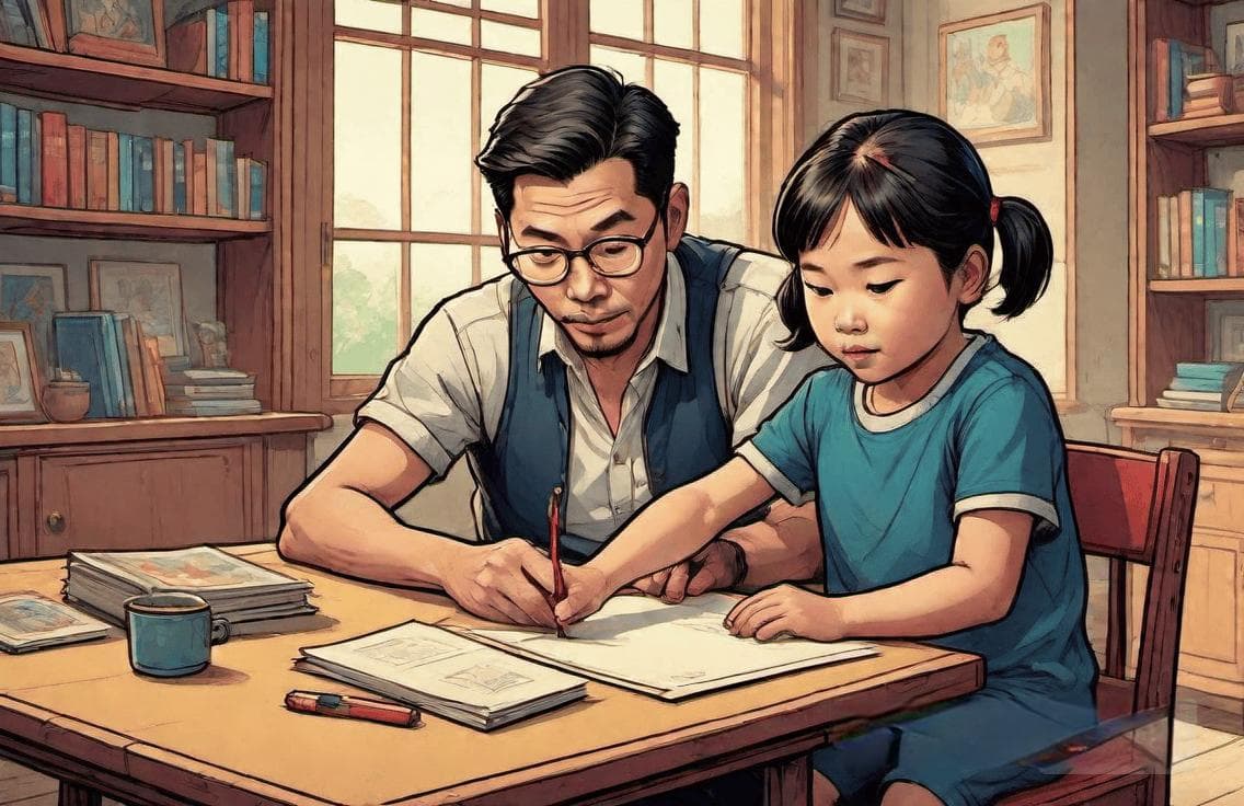 引导孩子独立完成手抄报：暑假作业的成长契机