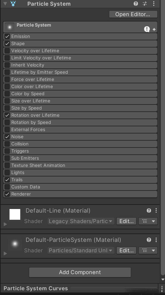 Unity内置粒子系统之喷火效果