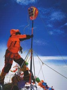 揭秘山峰测量：如何用三角测量法为珠峰“量身高”