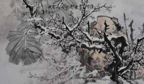 鲁秋开创冷香画派，以书法入画展现冰雪梅花神韵
