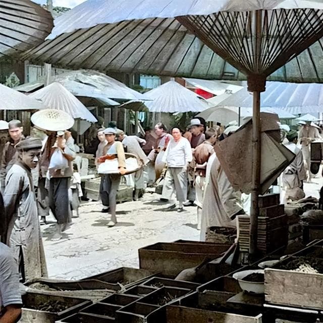 云南旧影1938年，丽江古城保山腾冲