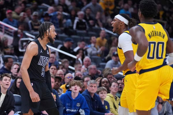 NBA又打起来！步行者1周2度引爆冲突，篮网主帅也遭殃跌入观众席