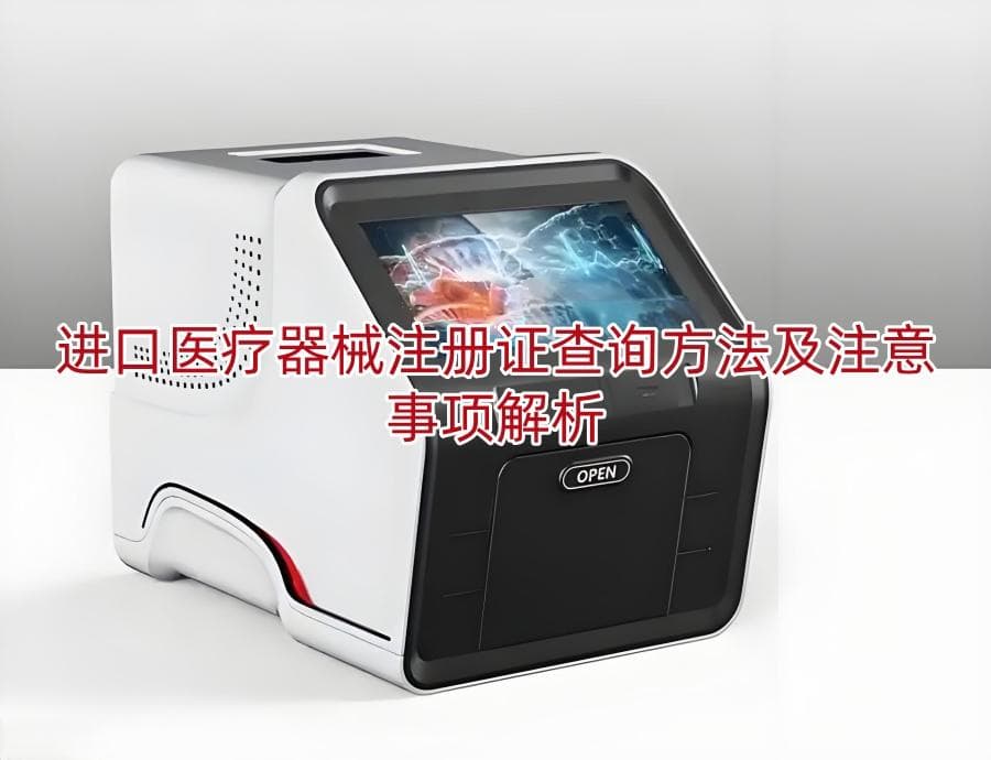 进口医疗器械注册证查询方法及注意事项解析