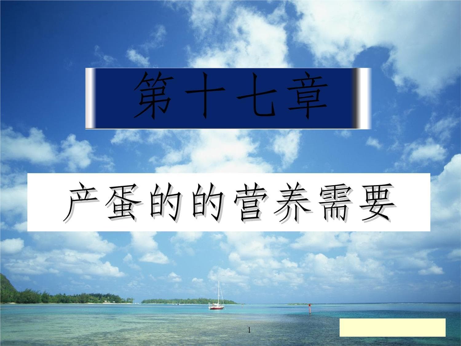 产蛋的营养需要