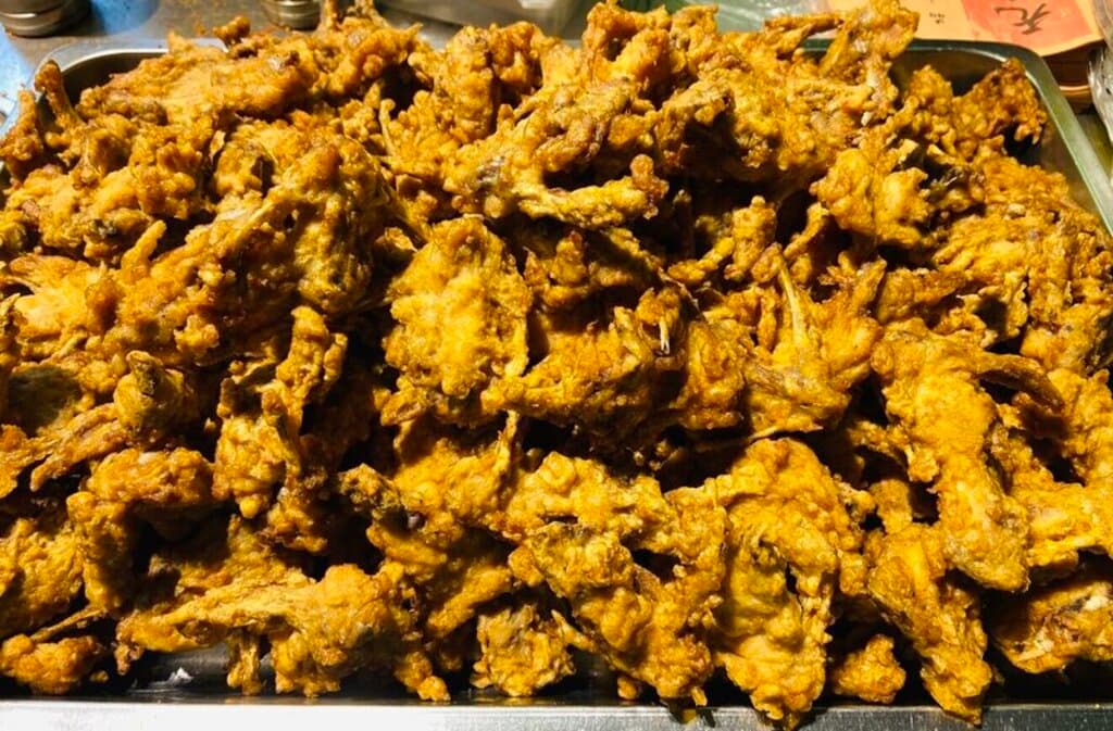 油炸鸡叉骨的做法 油炸鸡锁骨的配方和制作过程