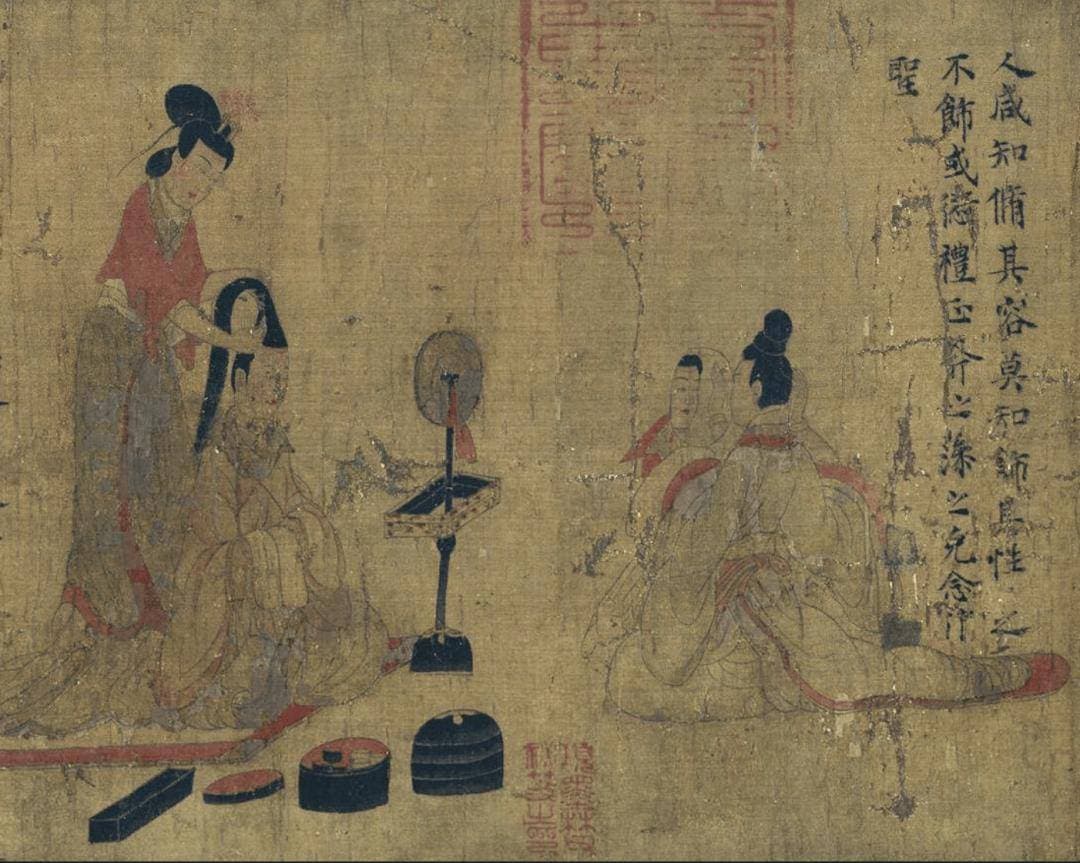 《女史箴图》真迹在英国博物馆展出：国宝级画作的前世今生