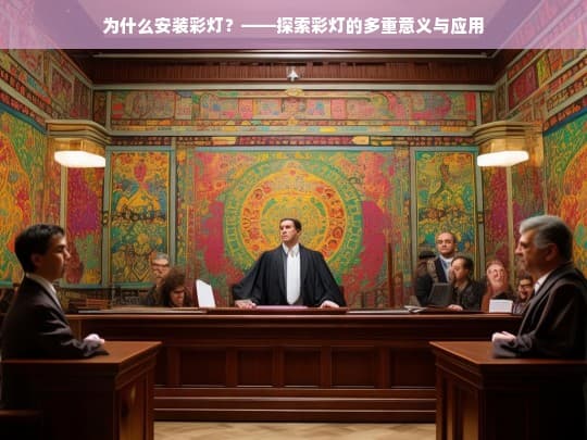 彩灯的魅力，从装饰到文化象征的多重意义与应用