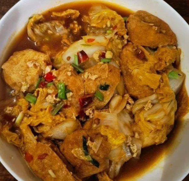 云南娃娃菜焖豆泡：四重口感，极致美味