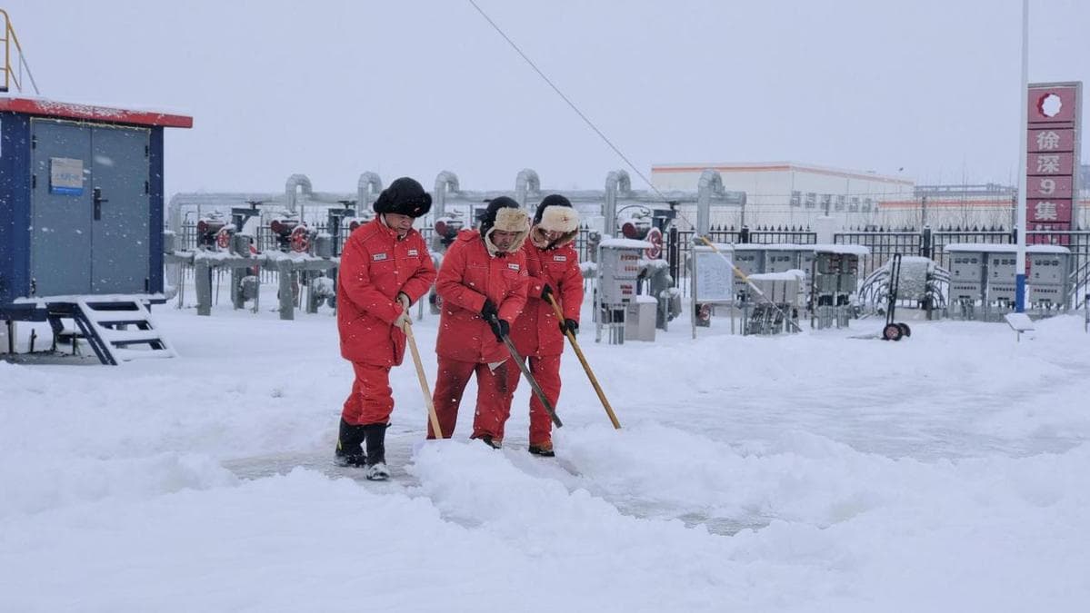中国石油大庆油田：迎雪抗寒保供忙