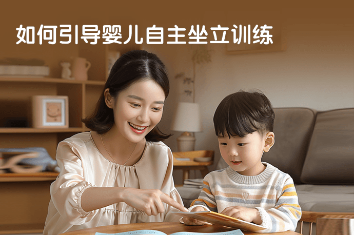 如何引导婴儿自主坐立训练