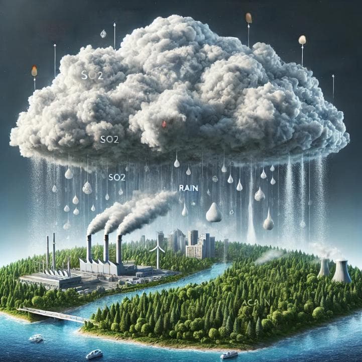 酸雨的成因有哪些？
