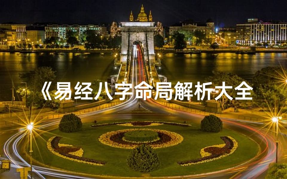 《易经八字命局解析大全详解秘籍》