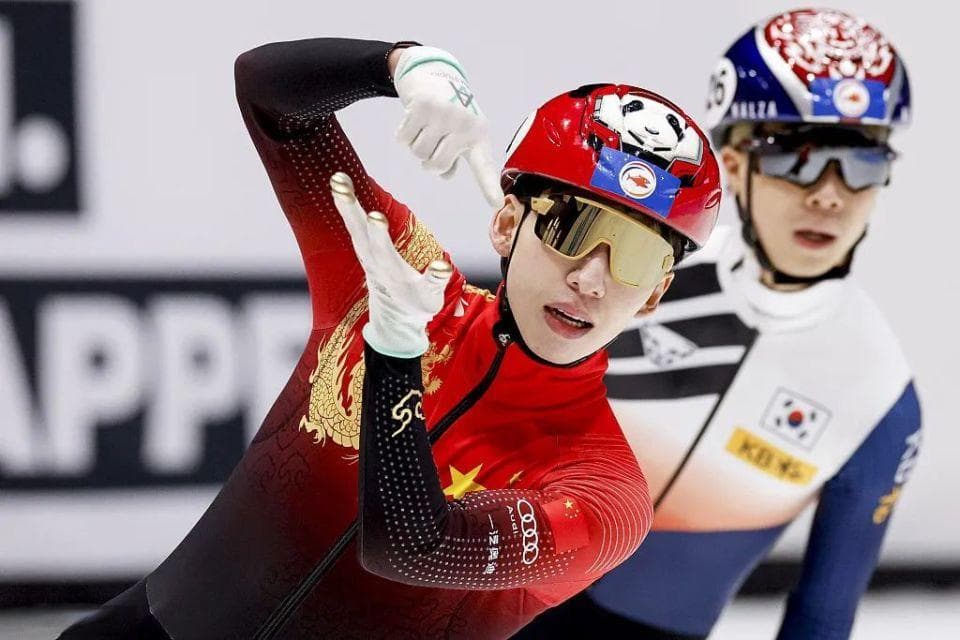 短道速滑世锦赛，中国队大丰收！林孝埈已成为定海神针
