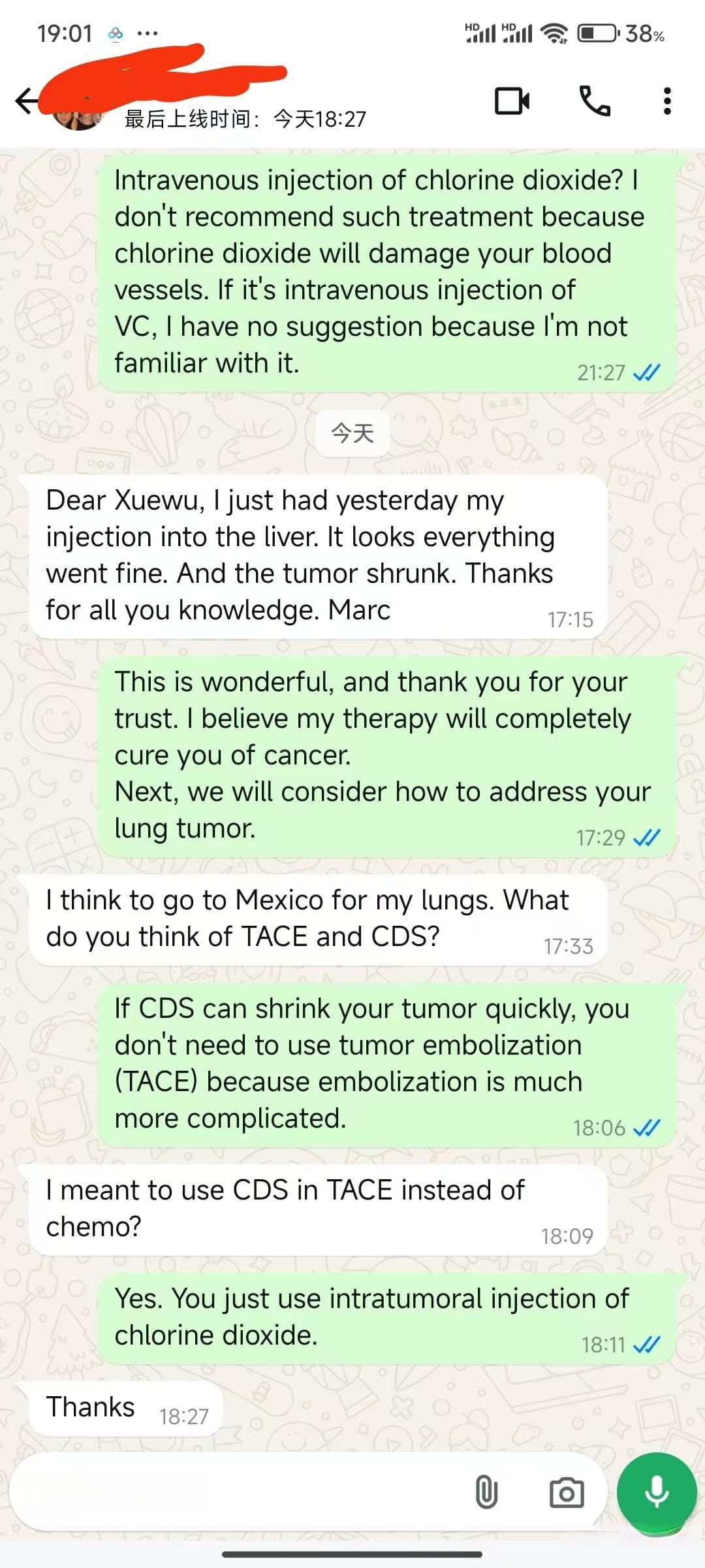 重大突破！瘤内注射二氧化氯疗法显示出令人鼓舞的效果