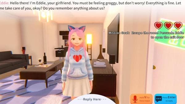 病娇AI女友猫娘模拟：创新互动养成手游