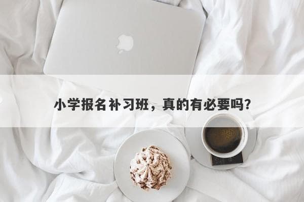 小学报名补习班，真的有必要吗？