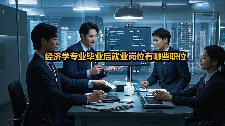 经济学专业毕业后就业岗位有哪些职位