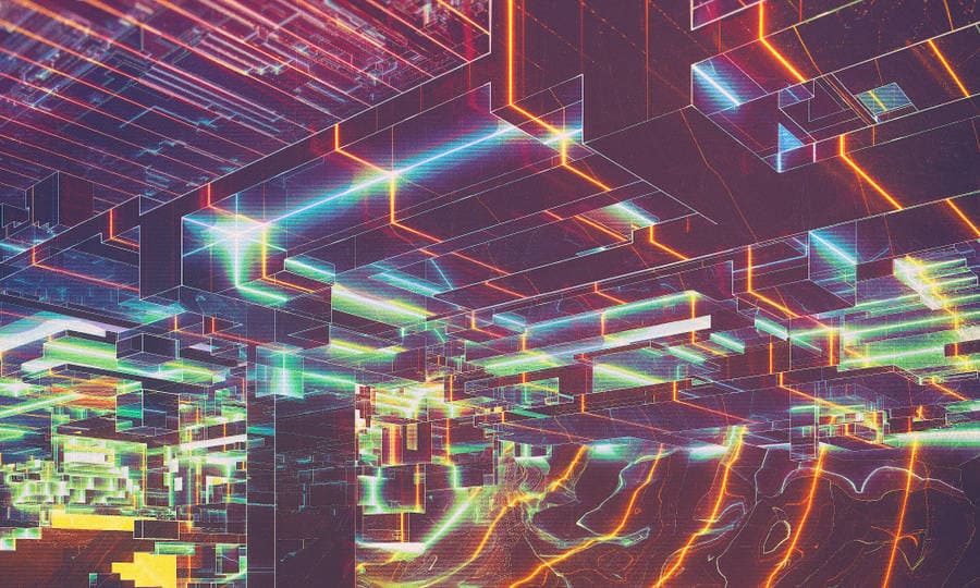 受科幻电影启发的数字艺术作品