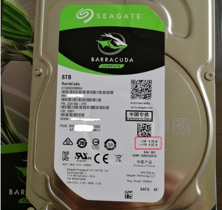 硬盘供电及功耗问题概述