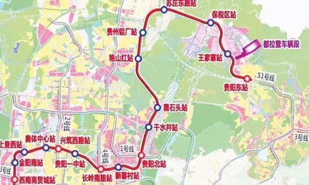 贵阳地铁S2号线最新进展：2025年有望开建一期北段