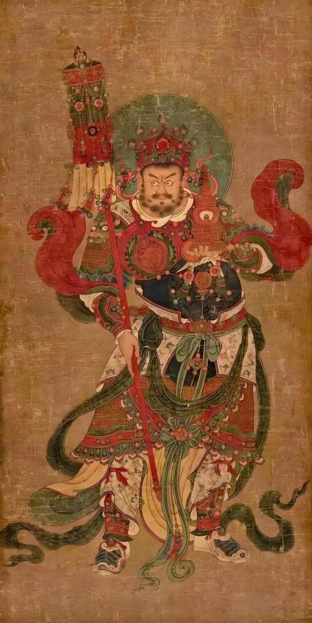 藏传佛教中源自古印度药叉神的财神护法
