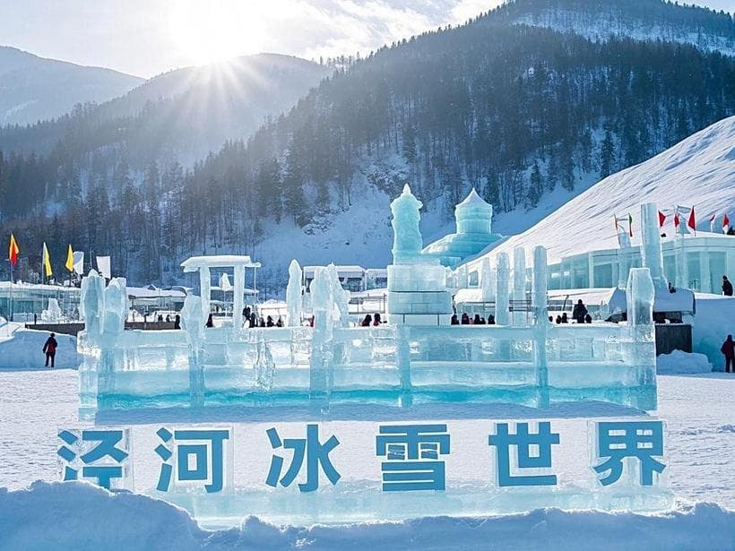 冬季自驾游泾河冰雪大世界的用车技巧