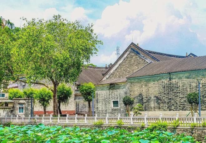 广州道教赤松宫大岭古村旅游打卡导航图