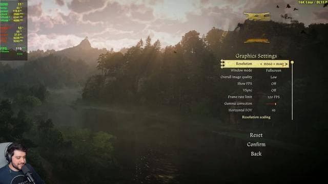 《天国：拯救2》RTX 5090挑战16K分辨率，DLSS助力流畅体验！