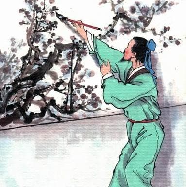 王冕《墨梅》拼音注释翻译及赏析