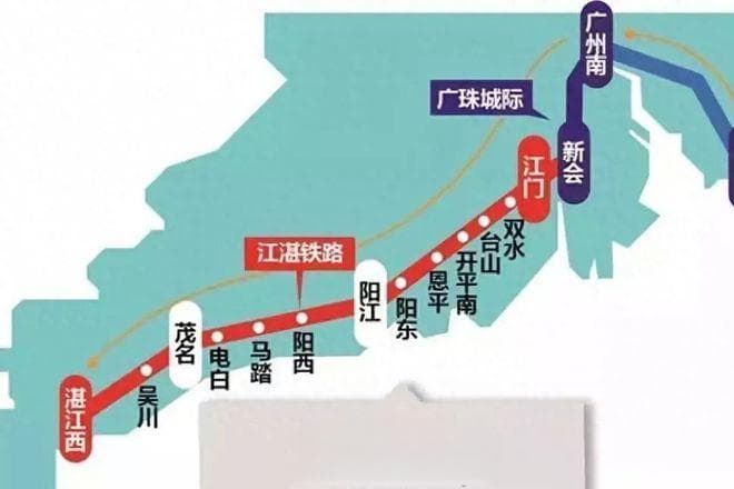 江湛铁路为什么运行速度不快？江门到湛江的收费贵不贵？