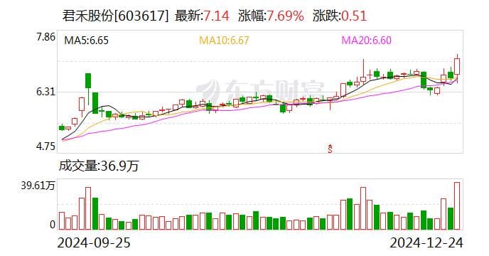 君禾股份2024年净利润预增超100%，海外市场需求旺盛带动业绩增长
