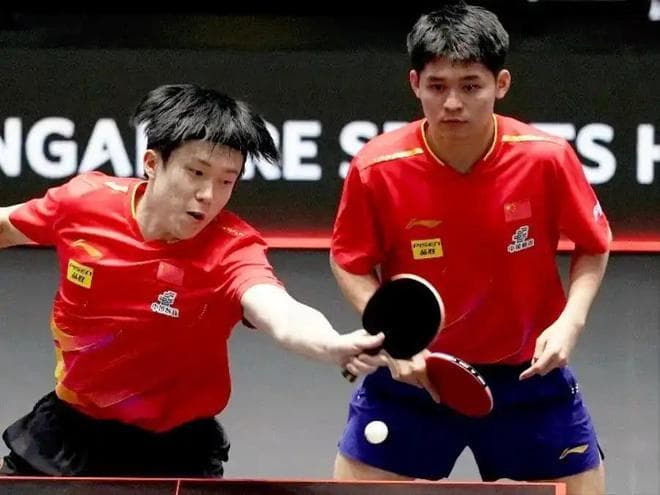 乒乓球大满贯：2战神携手11-7逆转，王楚钦/林诗栋挺进决赛！