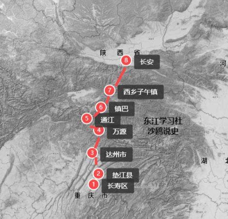 杨贵妃吃的荔枝从哪里来，经什么路线运到长安？