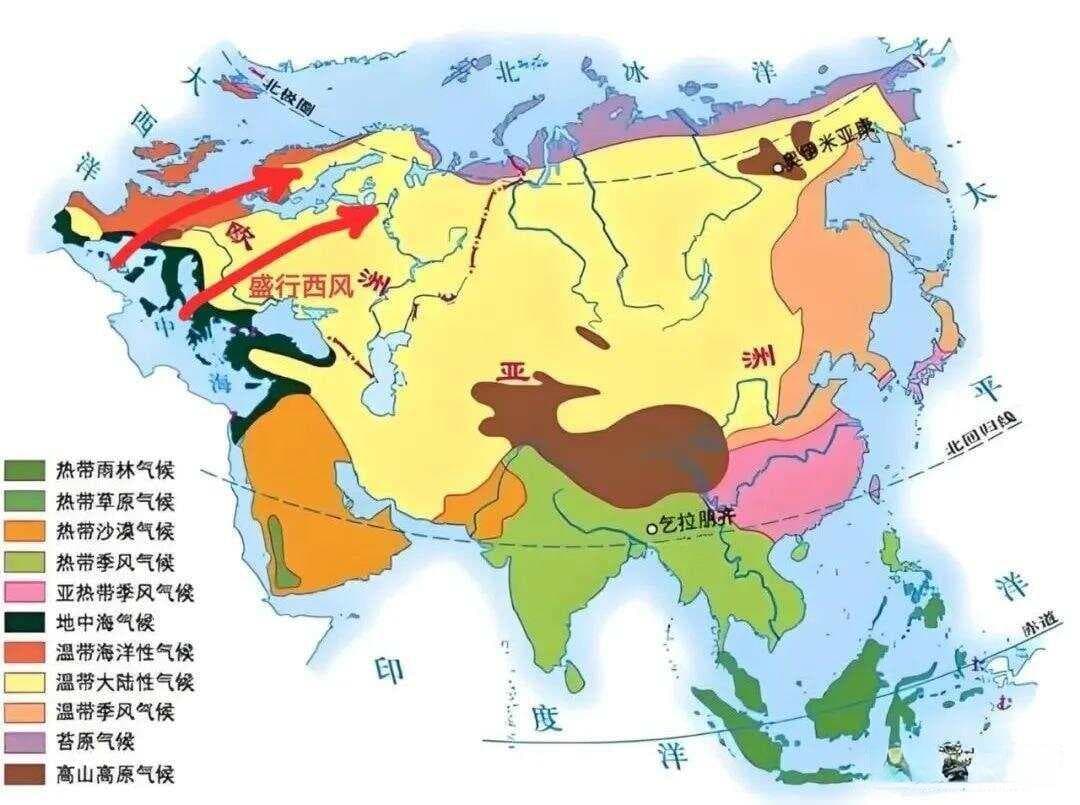 揭秘季风气候：为何只分布在大陆东岸？