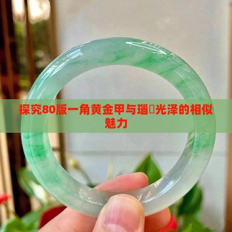 探究80版一角黄金甲与瑙掔光泽的相似魅力