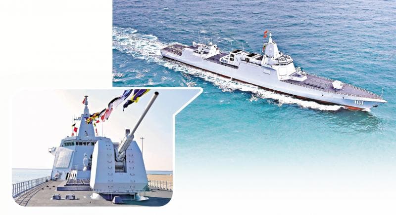 155毫米舰炮：中国海军反舰夺岛新利器