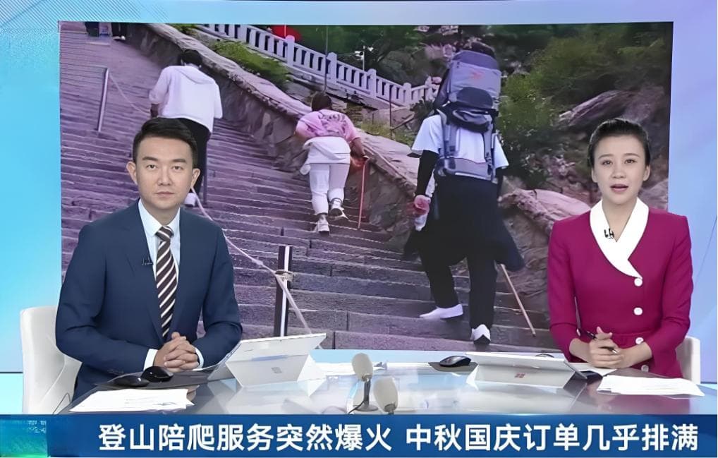 "陪爬"为何成为登山客的"新宠"