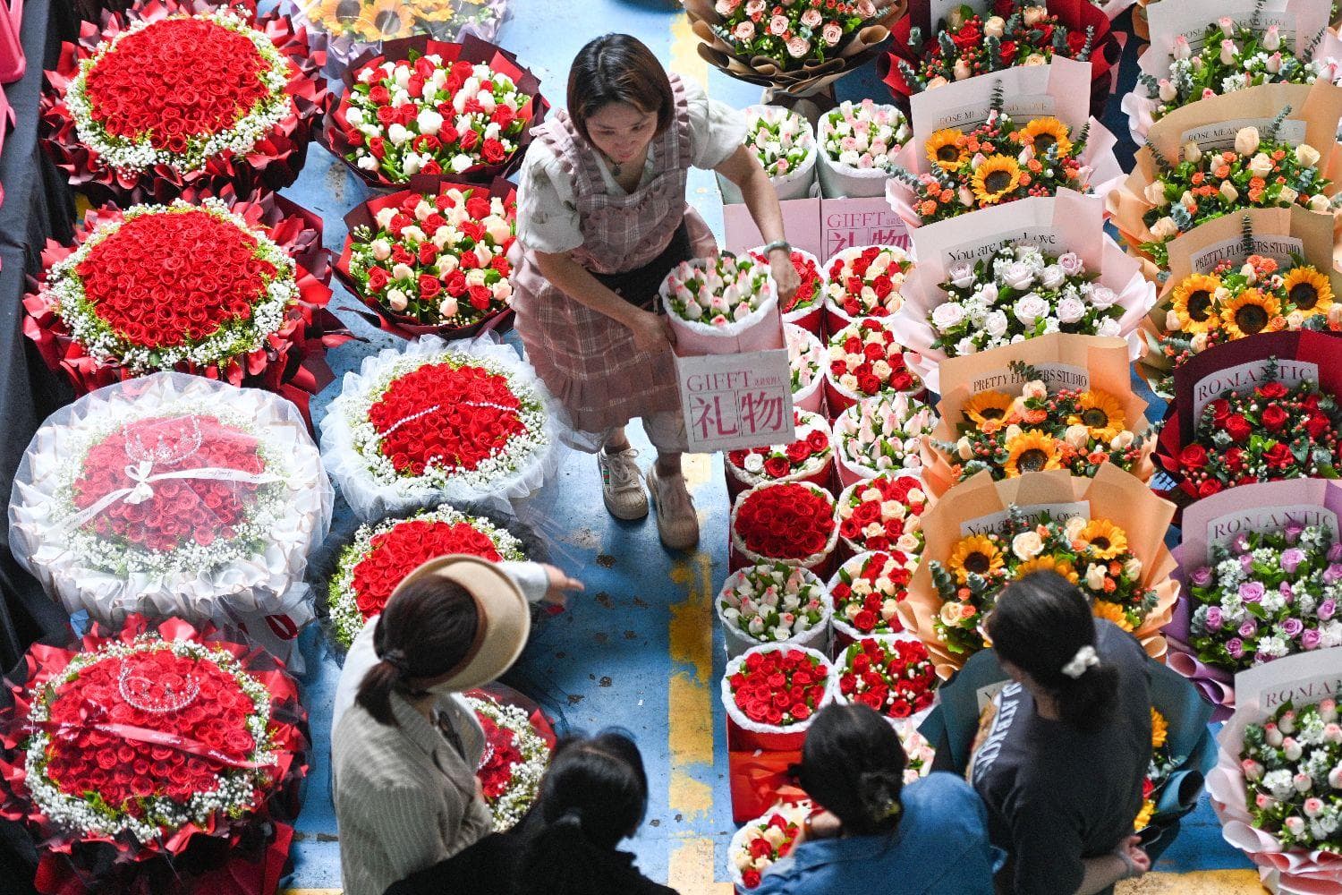 中国花卉产品在海外散发香气
