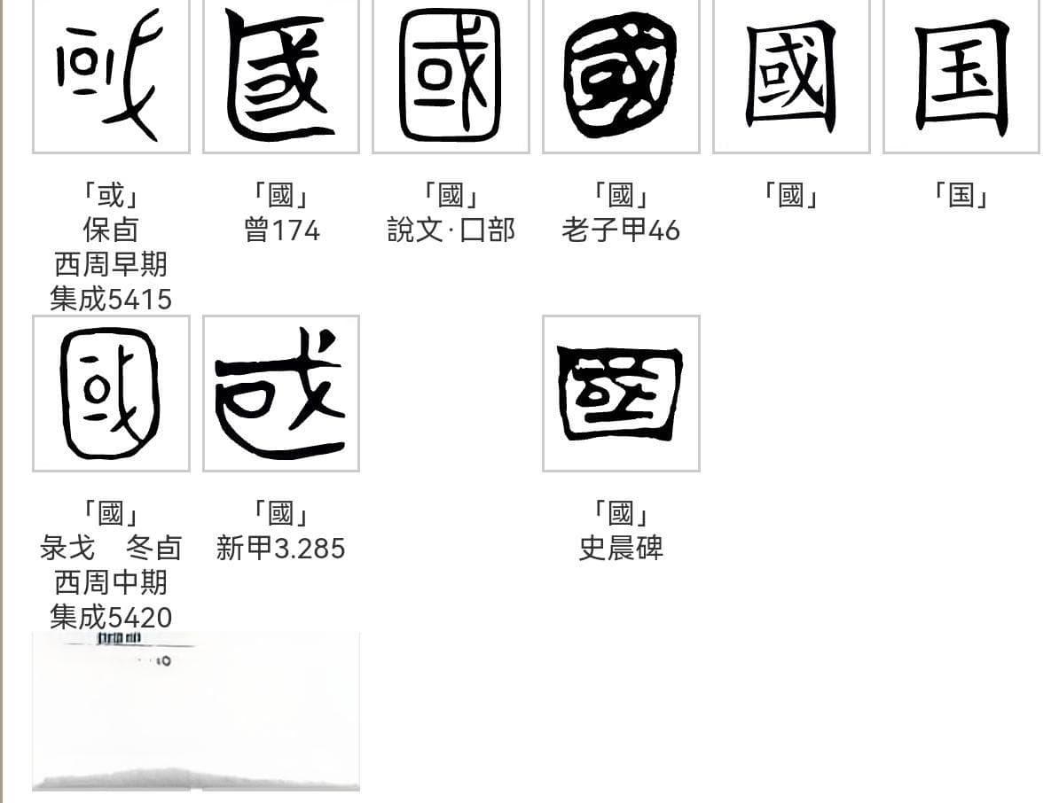 “国”字探秘：从金文“或”到“国”的历史文化之旅