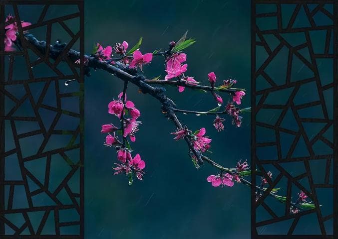 若是月亮还没来，那就静静待花开