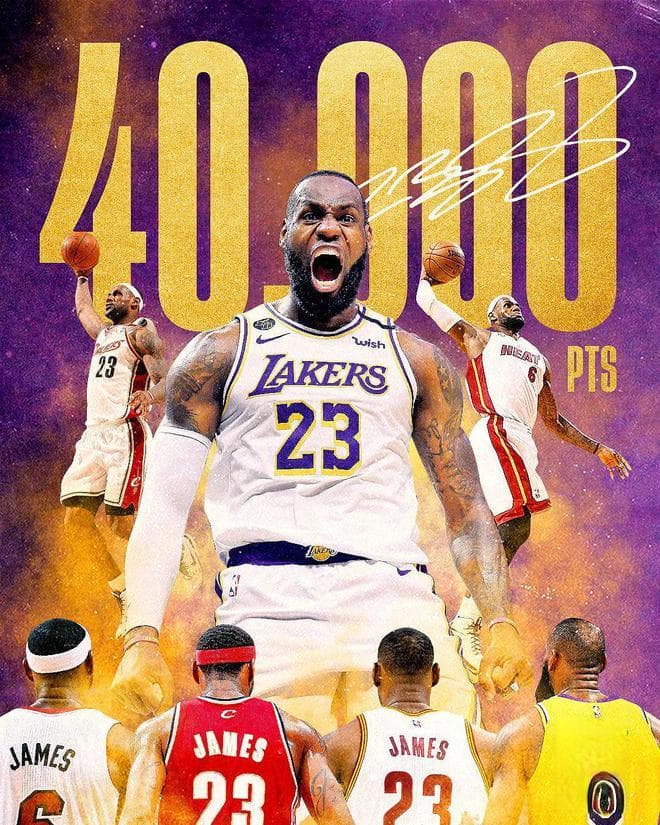 詹姆斯：有望成为NBA首位在3支不同球队退役球衣+树立雕像的超巨