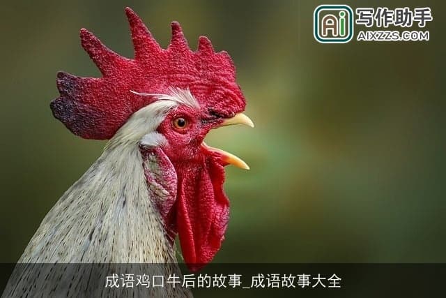 成语鸡口牛后的故事