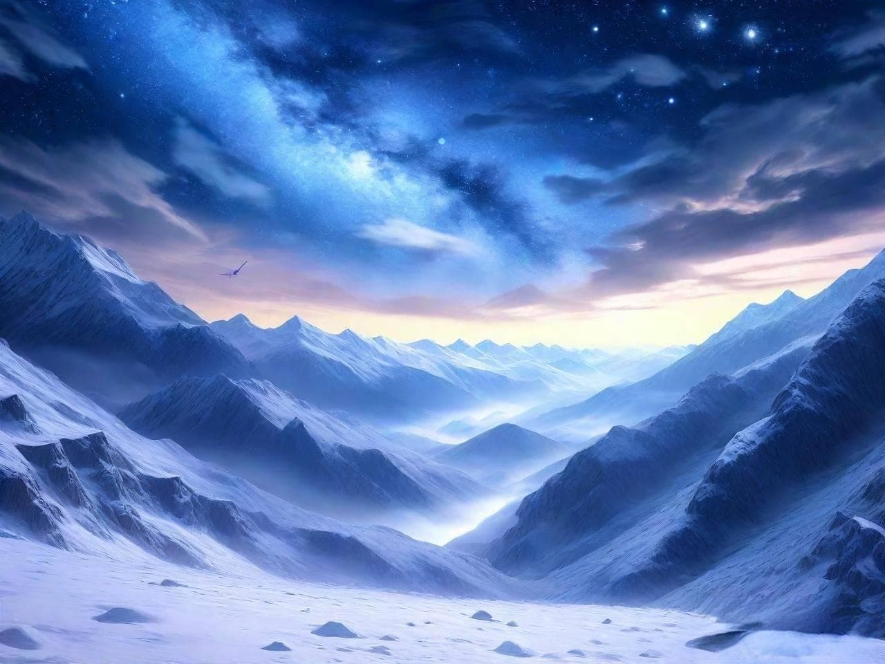 《沁园春·雪》：北国雪景中的历史豪情