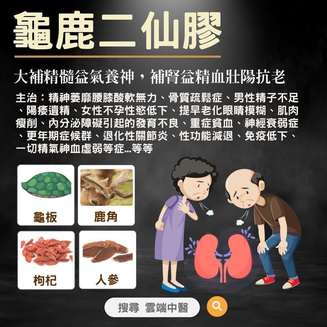 龟鹿二仙胶的功效与使用方法