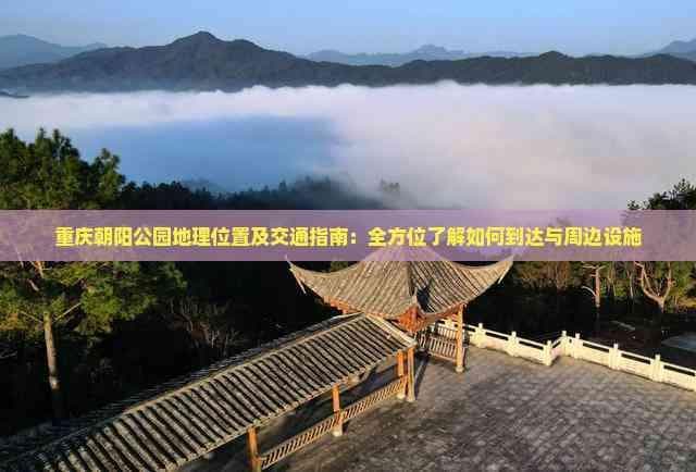 重庆朝阳公园全方位指南：交通、设施与周边配套详解