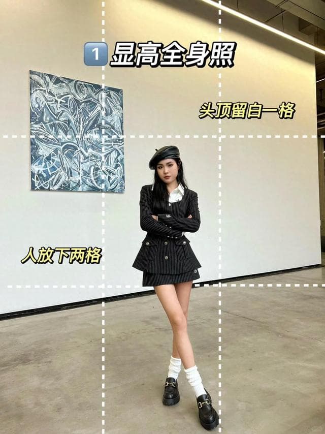 《九宫格》万能构图法，看看谁还不会拍！