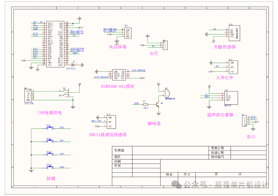 STM32智能台灯项目详解：从硬件设计到云端控制