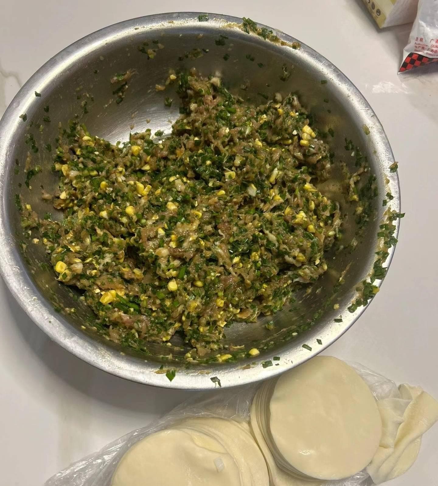 包饺子的小技巧