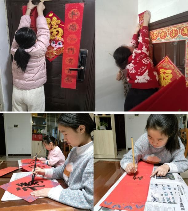 春节至，传承时，让爱与民俗同行——沂水实验中学六年级开展弘扬传统文化活动