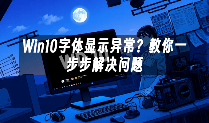 Win10字体显示异常？教你一步步解决问题